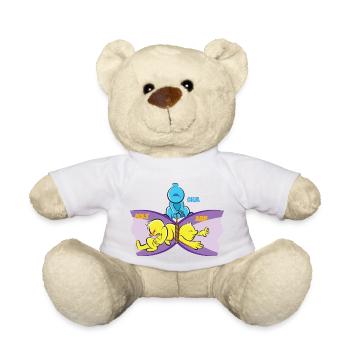 Ohm Gesetz Elektrotechnik Physik Physiker Geschenk - Teddy - Weiß - Vorne
