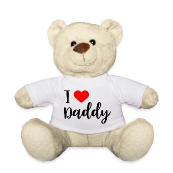 j'adore papa - Nounours - blanc - Devant