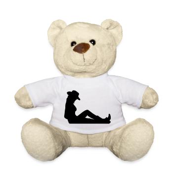 usa fille - Nounours - blanc - Devant