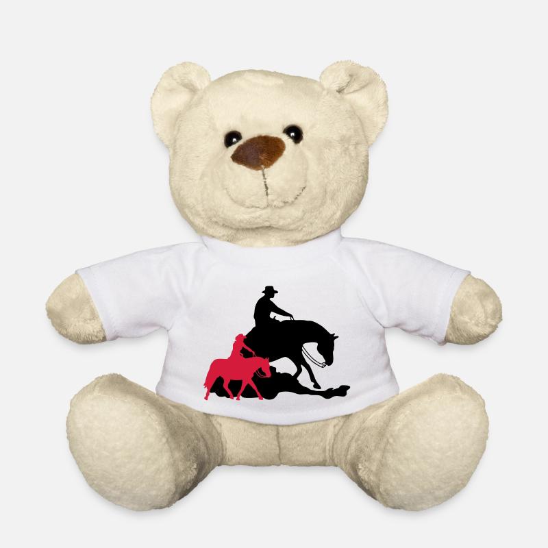 Reining vs Ranch Riding - Nounours - blanc