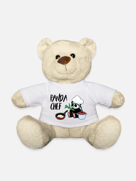 Panda cook - Teddy Bear - white