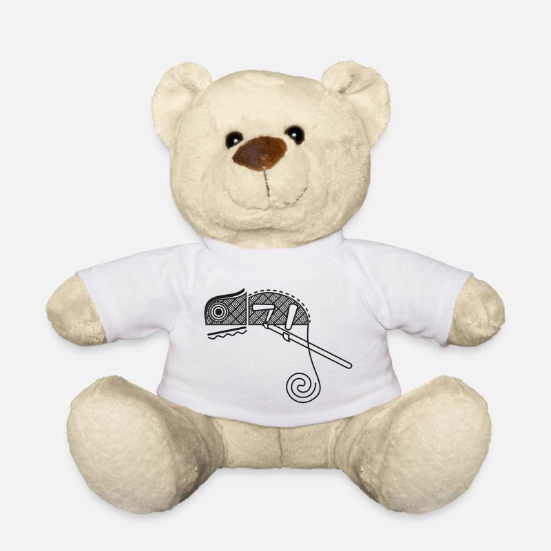 chameleon - Teddy Bear - white