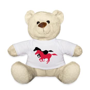 galopp pferderennen - Teddy - Weiß - Vorne