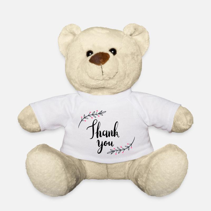 Merci - Nounours - blanc