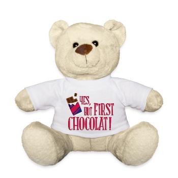 yes_but_first_chocolat_06201603 - Teddy - Weiß - Vorne