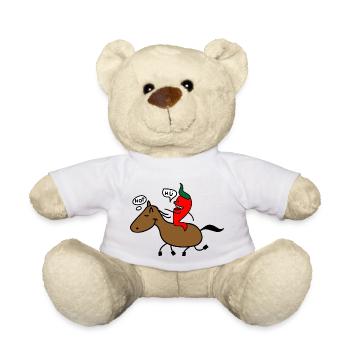 Pferd und Chilli - Teddy - Weiß - Vorne