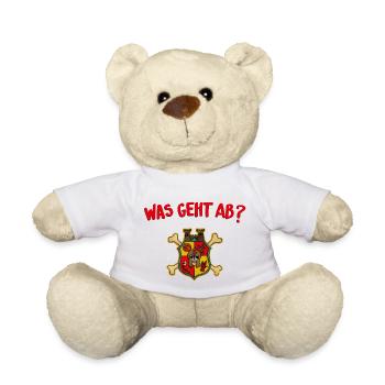 Teenager Premium T-Shirt - Was geht ab? - Teddy - Weiß - Vorne