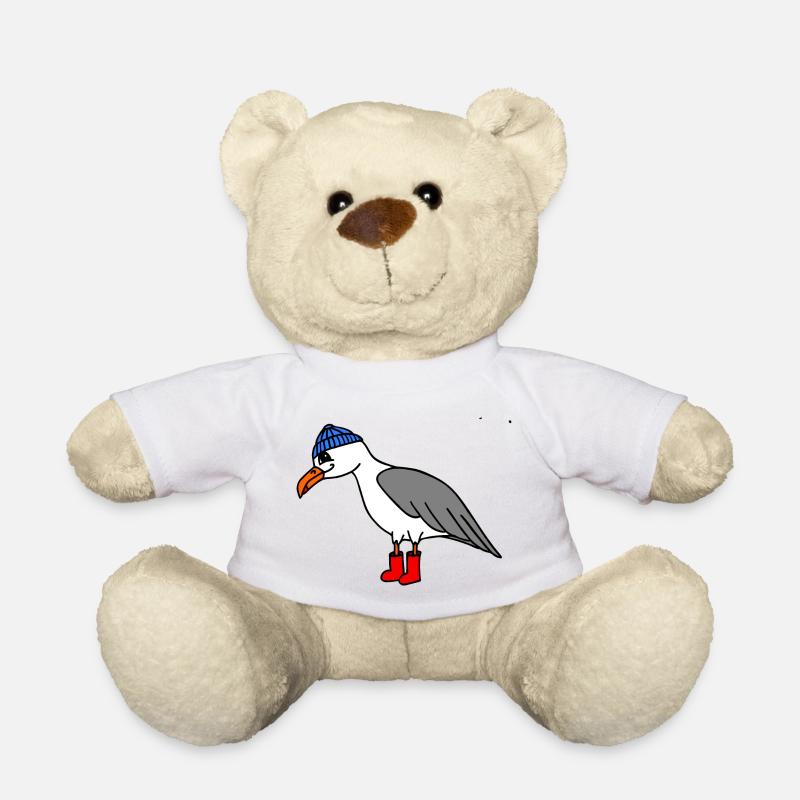 Möwe - Teddy - Weiß