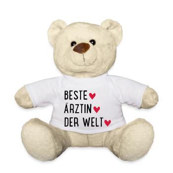 Ärztin - Teddy - Weiß - Vorne
