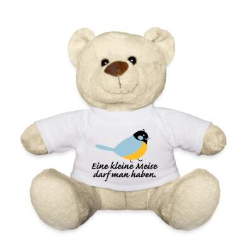 kleine Meise - Teddy - Weiß - Vorne