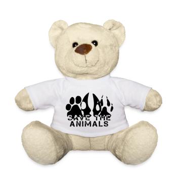 SAVE THE ANIMALS - Teddy - Weiß - Vorne