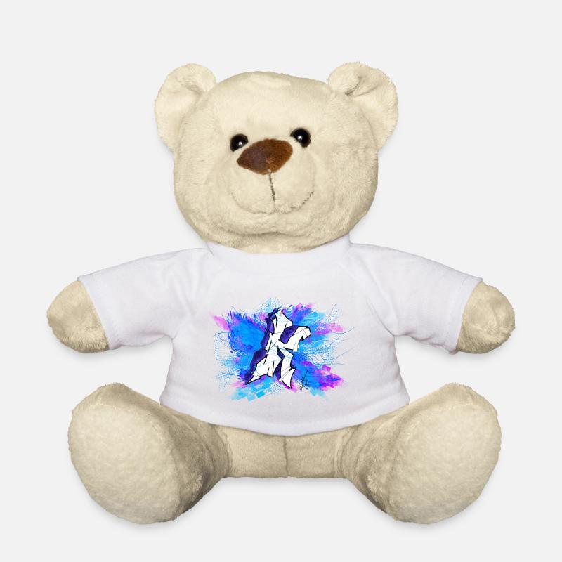 K-graffiti - Nounours - blanc