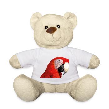 Roter Ara - Teddy - Weiß - Vorne
