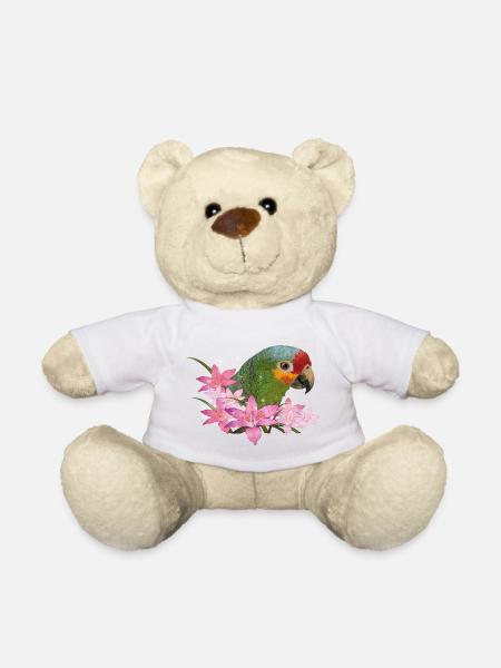 rotbrauner Amazonas - Teddy - Weiß