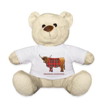Schottisches Hochlandrind - Teddy - Weiß - Vorne