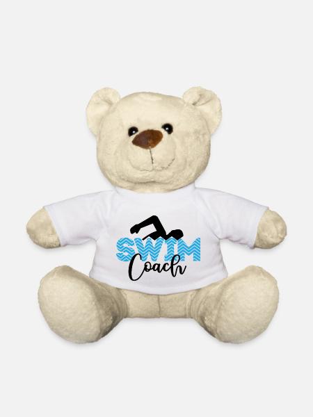 Swim coach Schwimm Trainer Sportverein - Teddy - Weiß