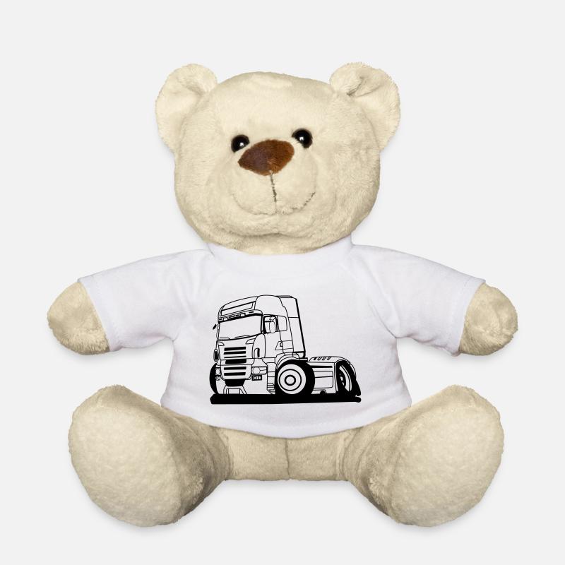 LKW Brummi - Teddy - Weiß