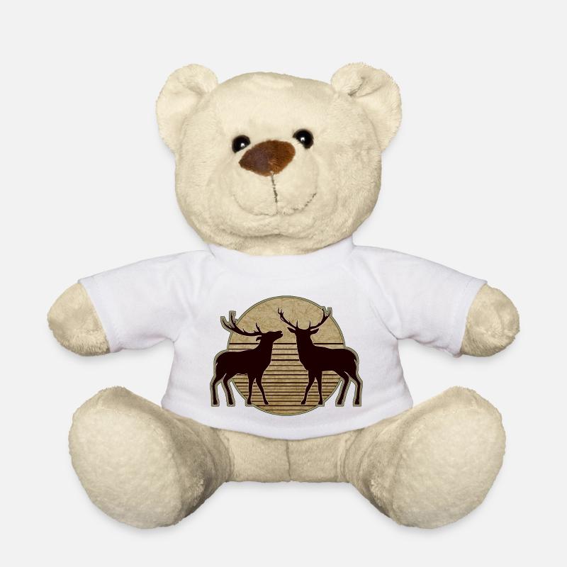 Hirsch - Teddy - Weiß