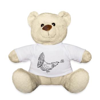 tétras calme - Nounours - blanc - Devant