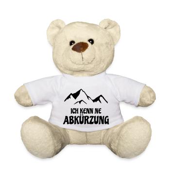 ich kenn ne Abkürzung Berge - Teddy - Weiß - Vorne