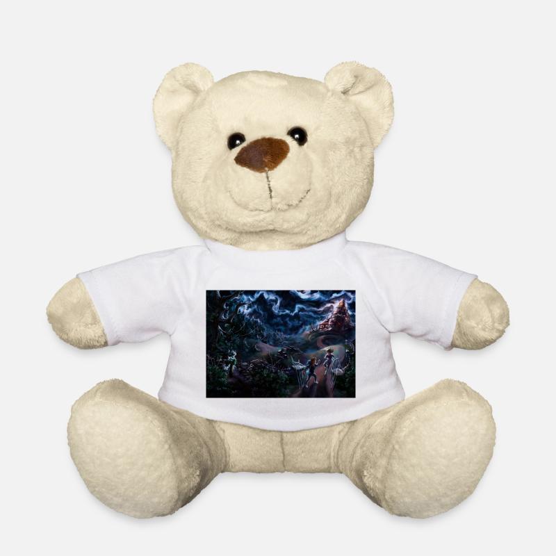 Flucht aus dem Haunted Ghost House auf der Hill St. - Teddy - Weiß