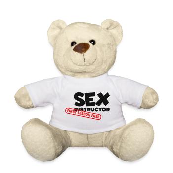Sex Instruktor 1. Lektion kostenlos erste Lektion kostenlos # - Teddy - Weiß - Vorne