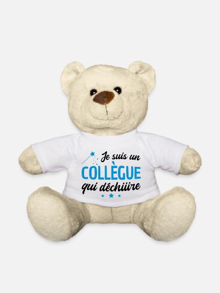 je suis un collègue qui déchire - Nounours - blanc