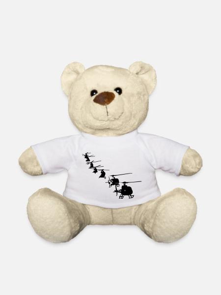 formation Hélicoptère Hélicoptère Hélicoptère - Nounours - blanc