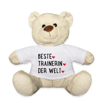 beste trainerin - Teddy - Weiß - Vorne
