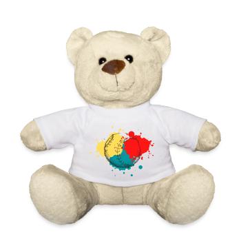 Baseball baseball players Baseball team baseball players Baseballer - Teddy Bear - white - Front
