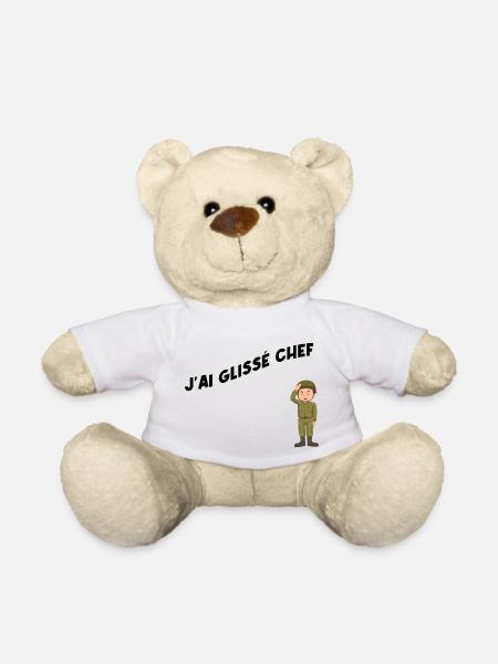 T shirt humour cadeau serie film - Nounours - blanc