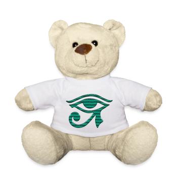 Egipt Hieroglyphen - Teddy - Weiß - Vorne