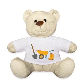 Gartenarbeit - Teddy - Weiß - Vorne