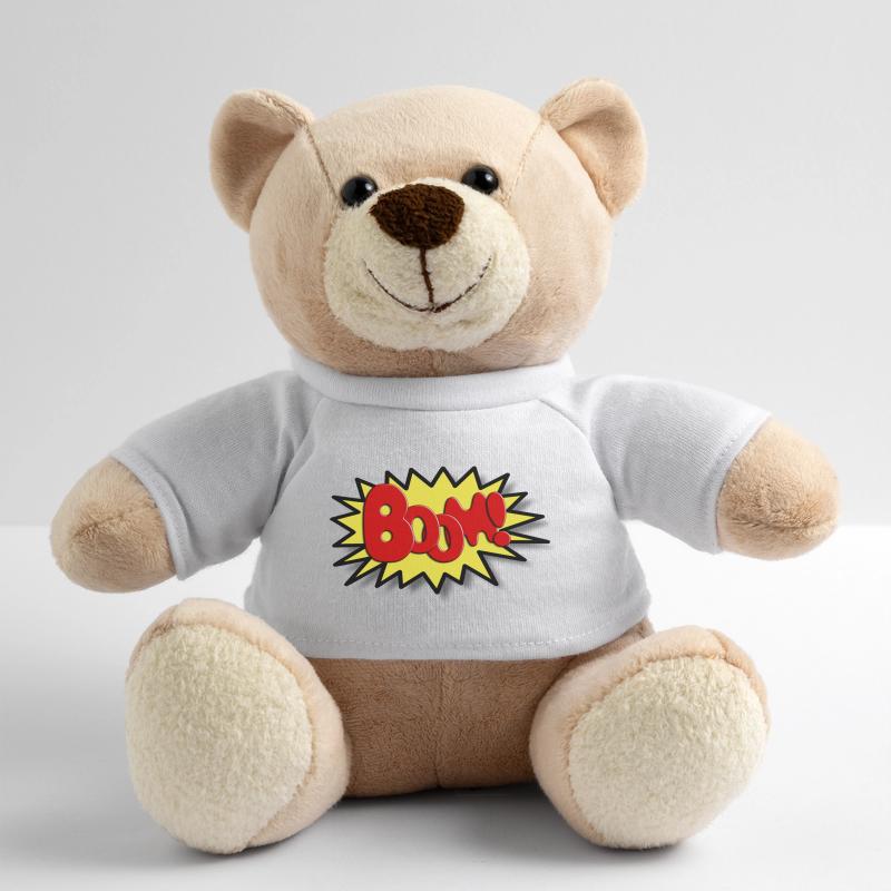 Boom Comicstyle Comic Figure Lichtenstein Pop Art Teddy Bear