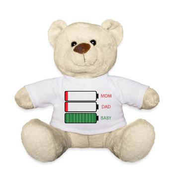 Parent energy - Teddy Bear - white - Front