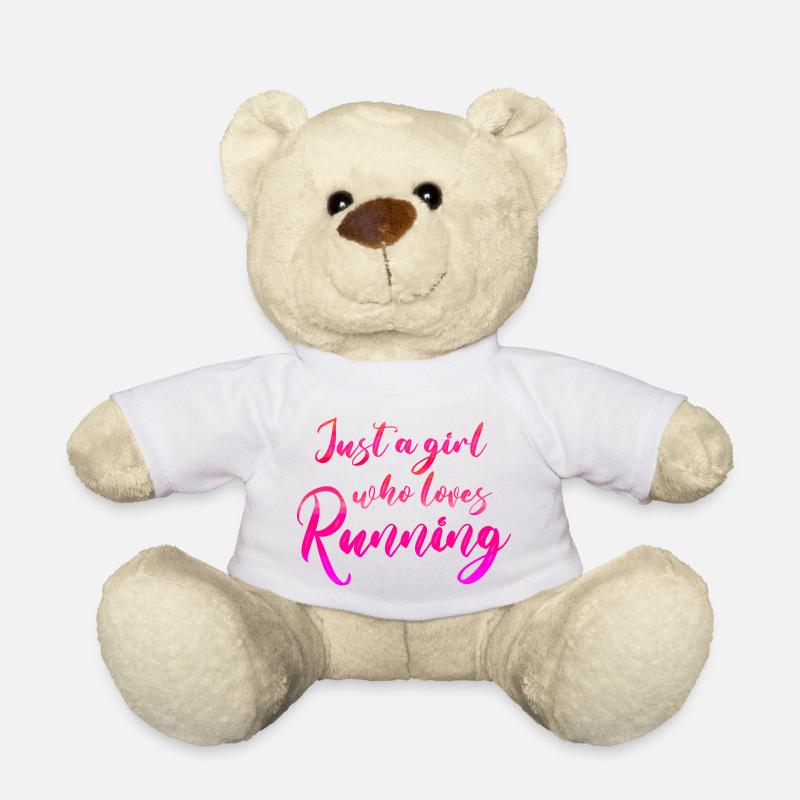 Runner Girl: Sprinter - Nounours - blanc