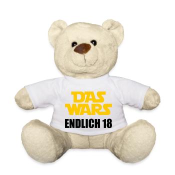 18. Geburtstag Das wars Endlich 18 - Teddy - Weiß - Vorne