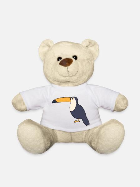 Tukan - Teddy - Weiß