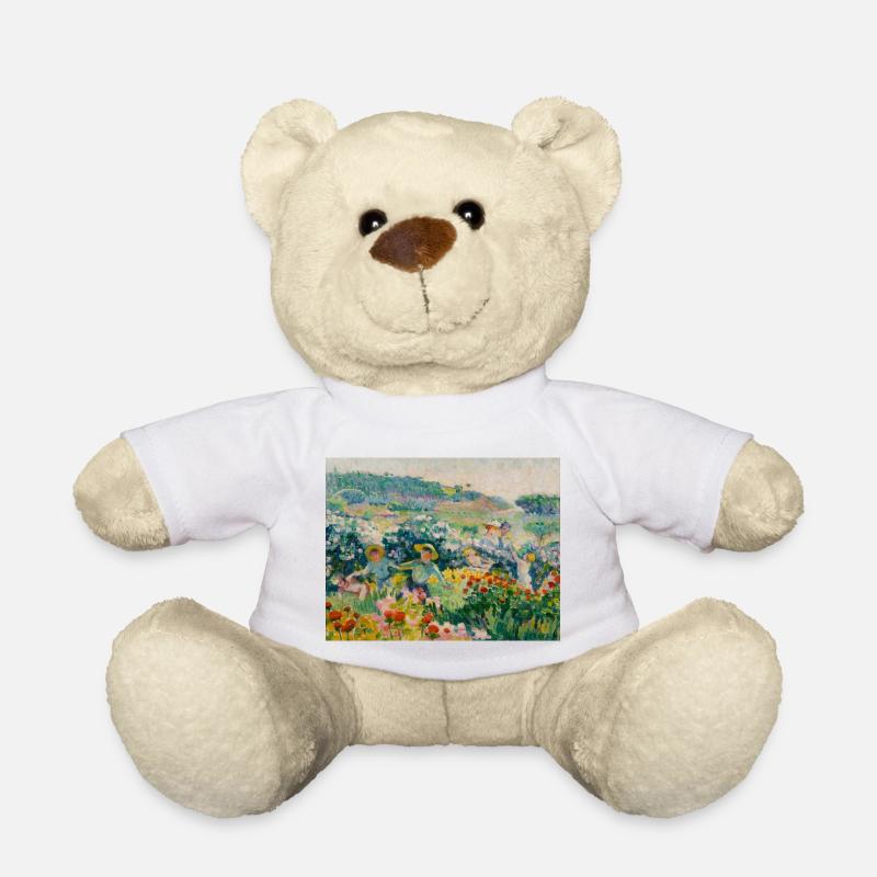 Impressionismus - Kunst - Teddy - Weiß