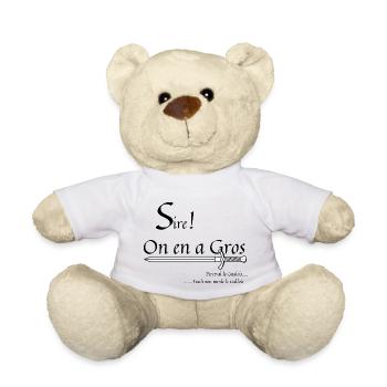 On en a gros - Nounours - blanc - Devant