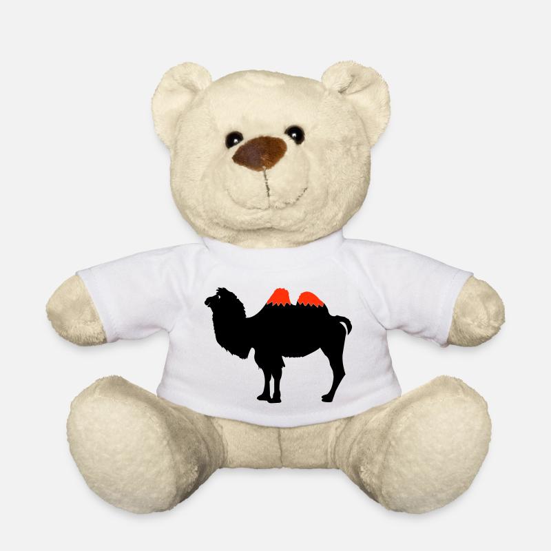 Silhouette de chameau - Nounours - blanc