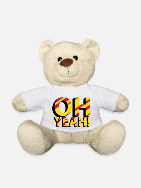 OH YES! - Teddy Bear - white