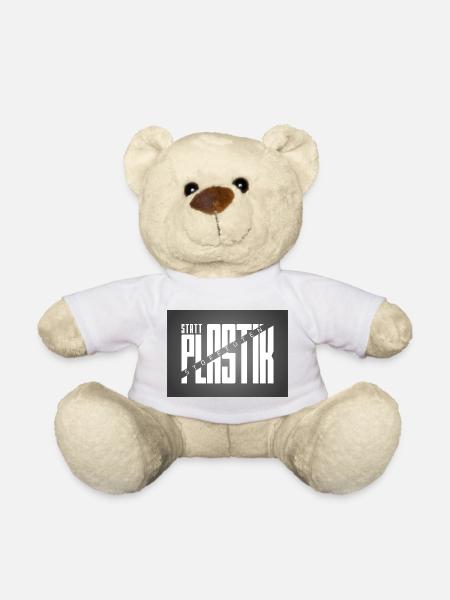 Umweltbewusst - Teddy - Weiß