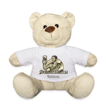 Craft Beer Brauarbeiter - Teddy - Weiß - Vorne