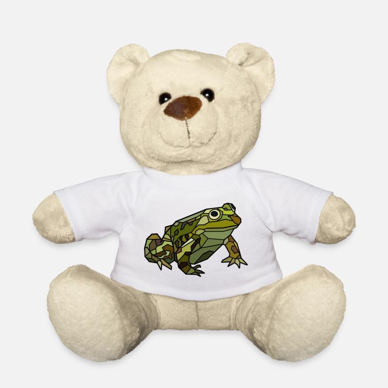 Frog - Teddy Bear - white