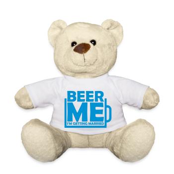 Beer Me Getting Married - Teddy - Weiß - Vorne