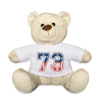 Anzahl 73 USA - Teddy - Weiß - Vorne