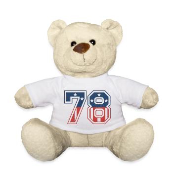 Numéro 78 États-Unis - Nounours - blanc - Devant