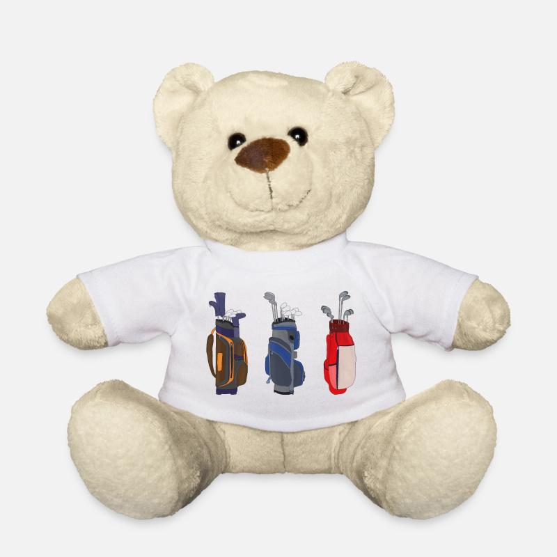 Tolle Golftaschen - Teddy - Weiß