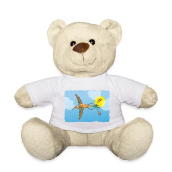 The hummingbird - Teddy Bear - white - Front